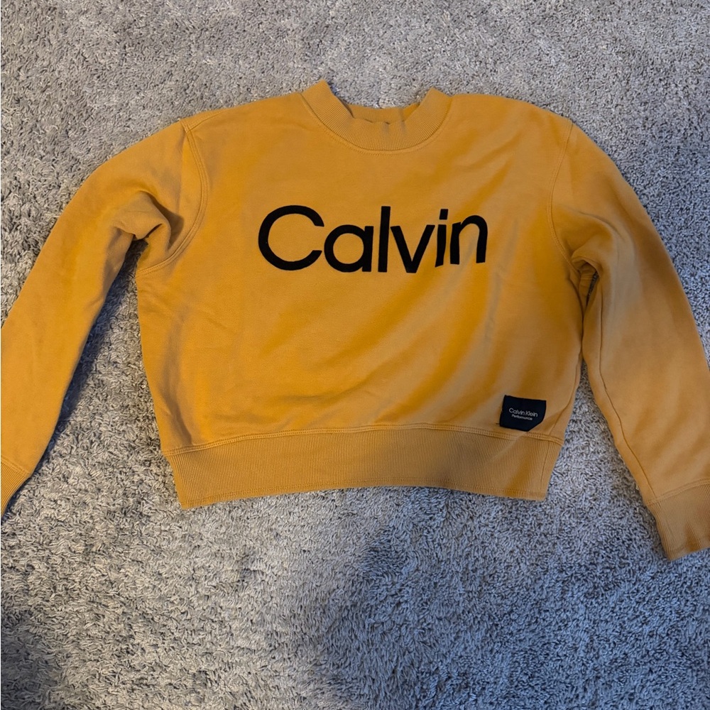 Calvin Klein Collection Mustard Sweatshirt